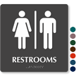 Restroom Men Women Sign