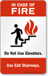 In Case of Fire (stair symbol)