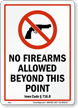 Iowa Firearms And Weapons Law Sign