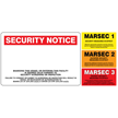 MARSEC Sign with Magnetic Panels