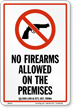 Missouri Firearms And Weapons Law Sign
