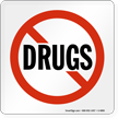 No Drugs Graphic Sign