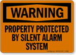 Warning Property Protected Sign