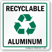 Recyclable Aluminum Label (with graphic)