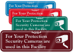 Security Camera with Graphic ShowCase™ Wall Sign