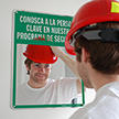 Spanish Meet The Key Person Mirror Sign