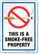 This Is A Smoke Free Property
