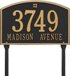 Cape Charles Standard Lawn Plaque, Two Lines