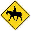 Horse Symbol - Traffic Sign