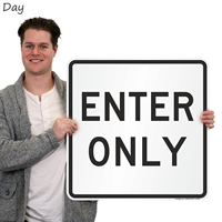 Enter Only Parking Lot Sign