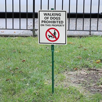 Dogs Prohibited with Graphic Sign