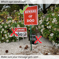 Beware Of Dog LawnBoss™ Signs