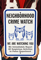 Report All Suspicious Activities Sign