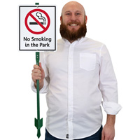 No Smoking In The Park Sign