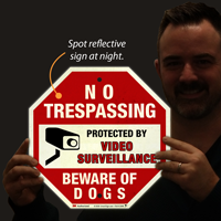 Beware Of Dogs No Trespassing Sign