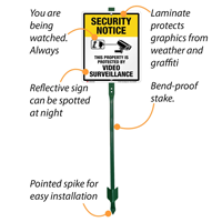 Video Surveillance Property Sign