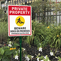 LawnBoss Dog Beware Sign