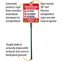 LawnBoss Signage for Wildlife Awareness