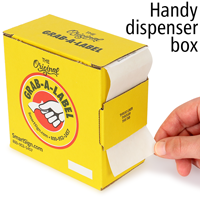 QC Approval Label in Dispenser Box