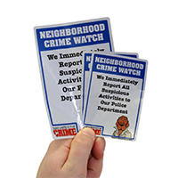McGruff Neighborhood Crime Watch Label Set