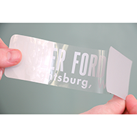 Custom Flexographic Window Decal