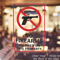 Firearms Not Allowed On Property