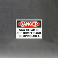 OSHA Warning: Dumper Area Hazard