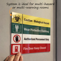 Authorized Personnel Only Stackable Sign