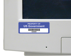 Government Asset Tags