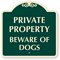 Private Property Beware Of Dogs SignatureSign