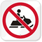 No Snowmobiling Symbol Sign