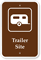 Trailer Site Campground Park Sign