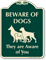 Beware Of Dogs Signature Sign