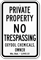 Custom Private Property Sign Wisconsin