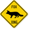 Fox Xing Crossing Sign