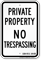 Louisiana No Trespassing Sign