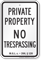 Massachusetts No Trespassing Sign