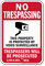 Montana Trespassers Will Be Prosecuted Sign