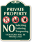 Private Property Violators Will Be Prosecuted Sign