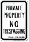 Tennessee No Trespassing Sign