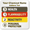 Custom Color Bar RTK HMIG Label