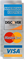 American Express, Discover Network, MasterCard, Visa Logo Decal