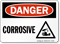 Danger Corrosive Sign