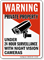 Under 24 Hour Surveillance Private Property Sign