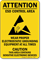 Wear Proper Electrostatic Grounding Equipment Sign