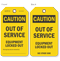 Out Of Service Equipment Locked Out Caution Tag