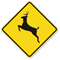 Deer Symbol - Traffic Sign