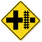 Highway-Light Rail Transit Grade Crossing (Symbol) Sign