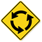 Circular Intersection (Symbol) - Traffic Sign